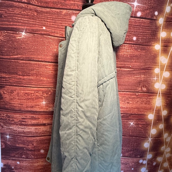 *NWOT* Coat. Sage Green, Size 3xl. - Picture 3 of 10